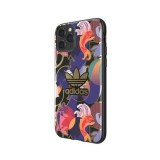 Coque iPhone 11 Pro - Adidas gel rigide design inspiration japonaise avec logo doré - Multicolore