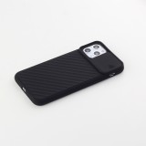 Hülle iPhone 11 Pro Max - Kamera Klappe - Schwarz