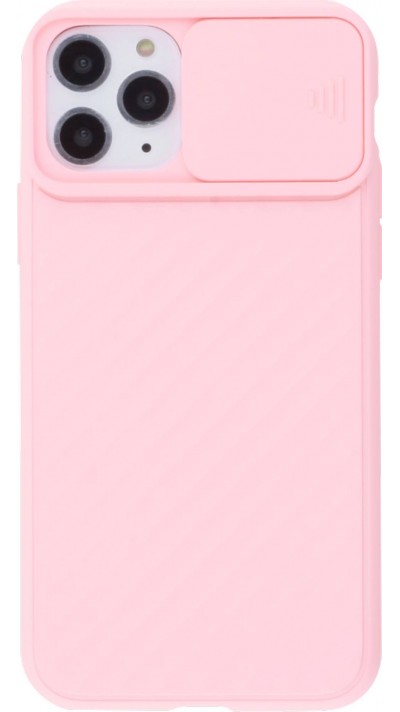Coque iPhone 11 Pro Max - Caméra Clapet - Rose clair