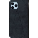 Coque iPhone 11 Pro Max - Flip Géometrique - Noir