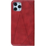Hülle iPhone 11 Pro - Flip Geometrisch - Rot