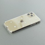 Hülle iPhone 11 - Gummi kleines Herz - Weiss