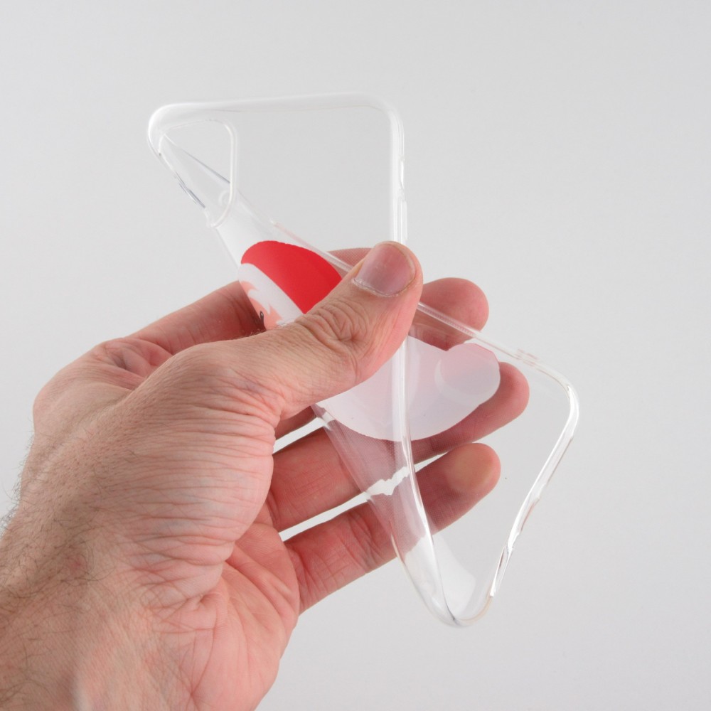 Coque iPhone 11 Pro Max - Gel transparent Noël santa