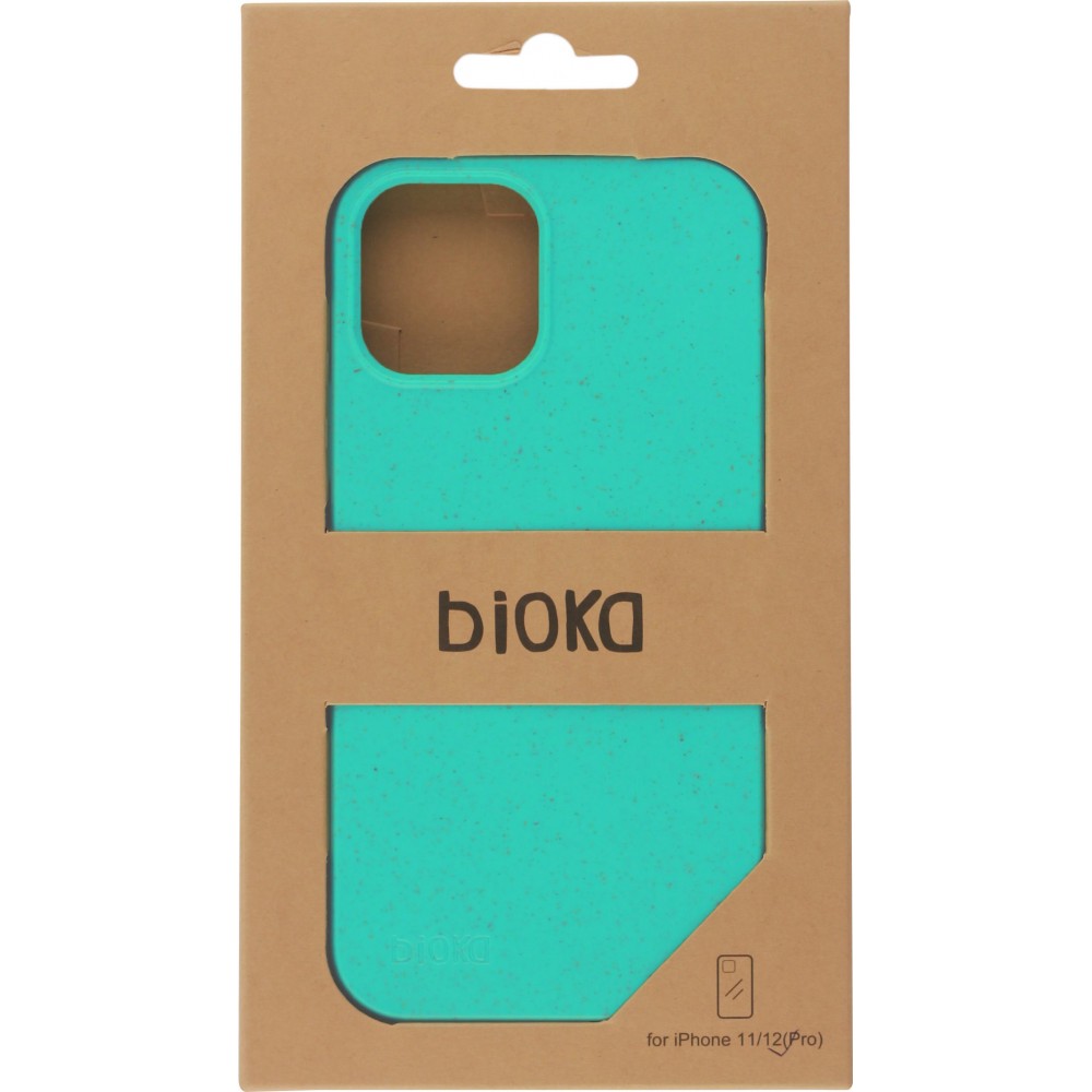 Coque iPhone 11 Pro - Bioka biodégradable et compostable Eco-Friendly - Turquoise