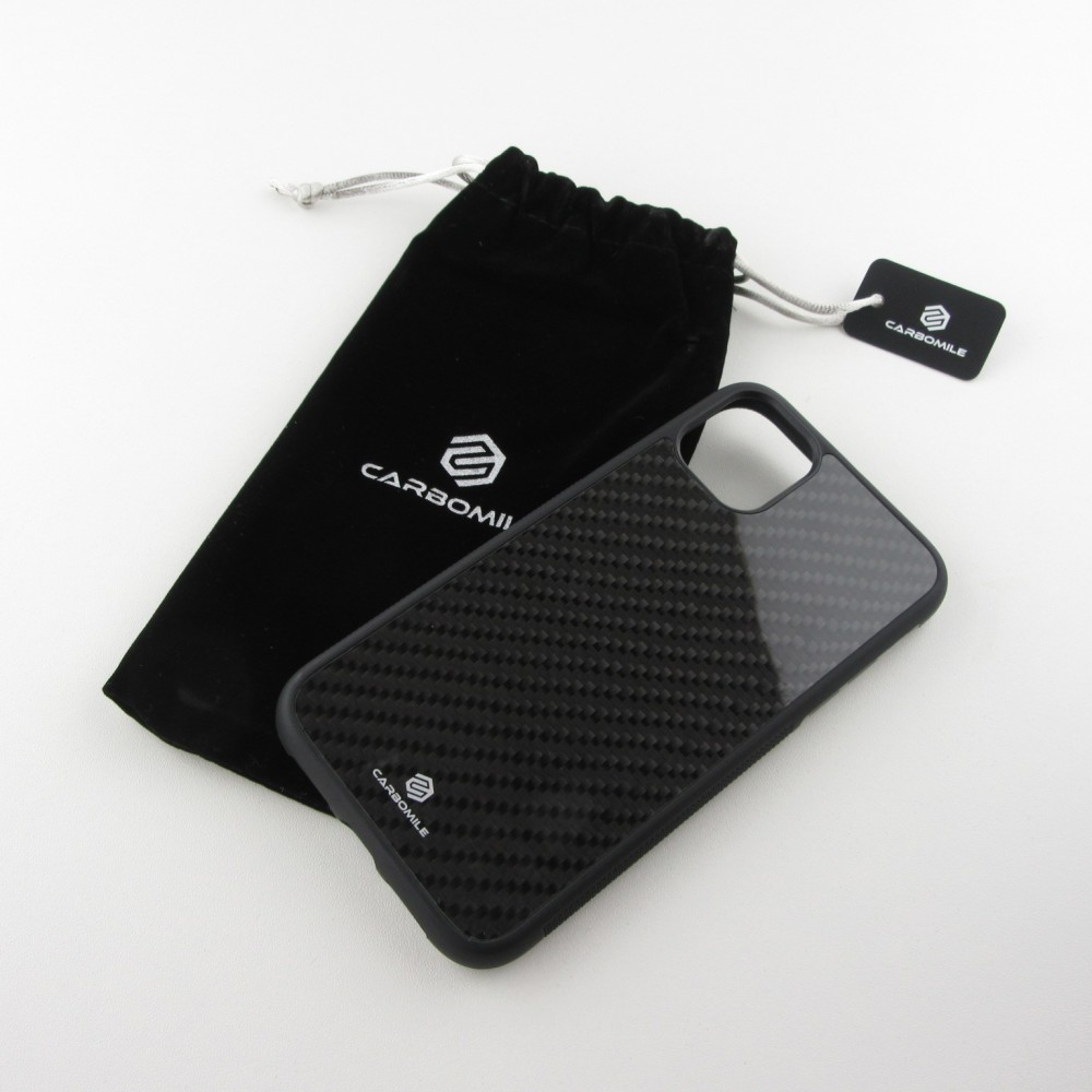 Hülle iPhone 11 Pro - Carbomile Carbon Fiber