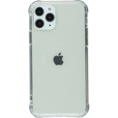 Coque iPhone 11 Pro Max - Gel Transparent Silicone Bumper anti-choc avec protections pour coins