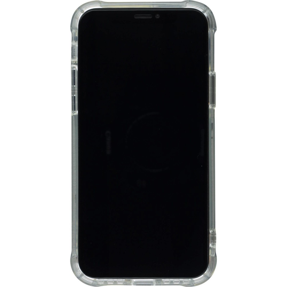 Hülle iPhone 11 Pro Max - Gummi Transparent Gel Bumper mit extra Schutz für Ecken Antischock