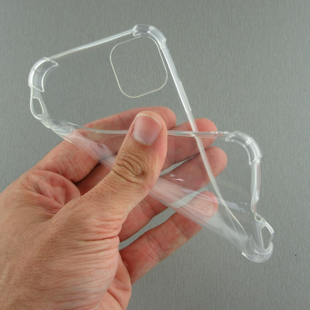 Hülle iPhone 11 Pro Max - Gummi Transparent Gel Bumper mit extra Schutz für Ecken Antischock