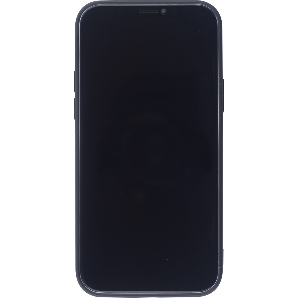 Coque iPhone 11 Pro Max - Silicone Mat Coeur - Noir