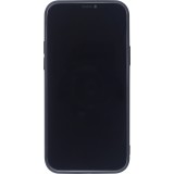 Hülle iPhone 12 Pro Max - Silikon Mat Herz - Schwarz