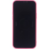 Hülle iPhone 12 Pro Max - Silikon Mat Herz - Rosa