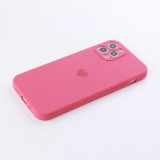 Hülle iPhone 12 Pro Max - Silikon Mat Herz - Rosa