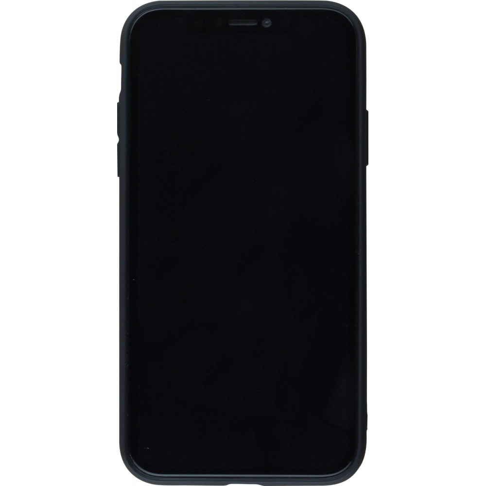 Hülle iPhone 11 Pro - Silicone Mat - Schwarz