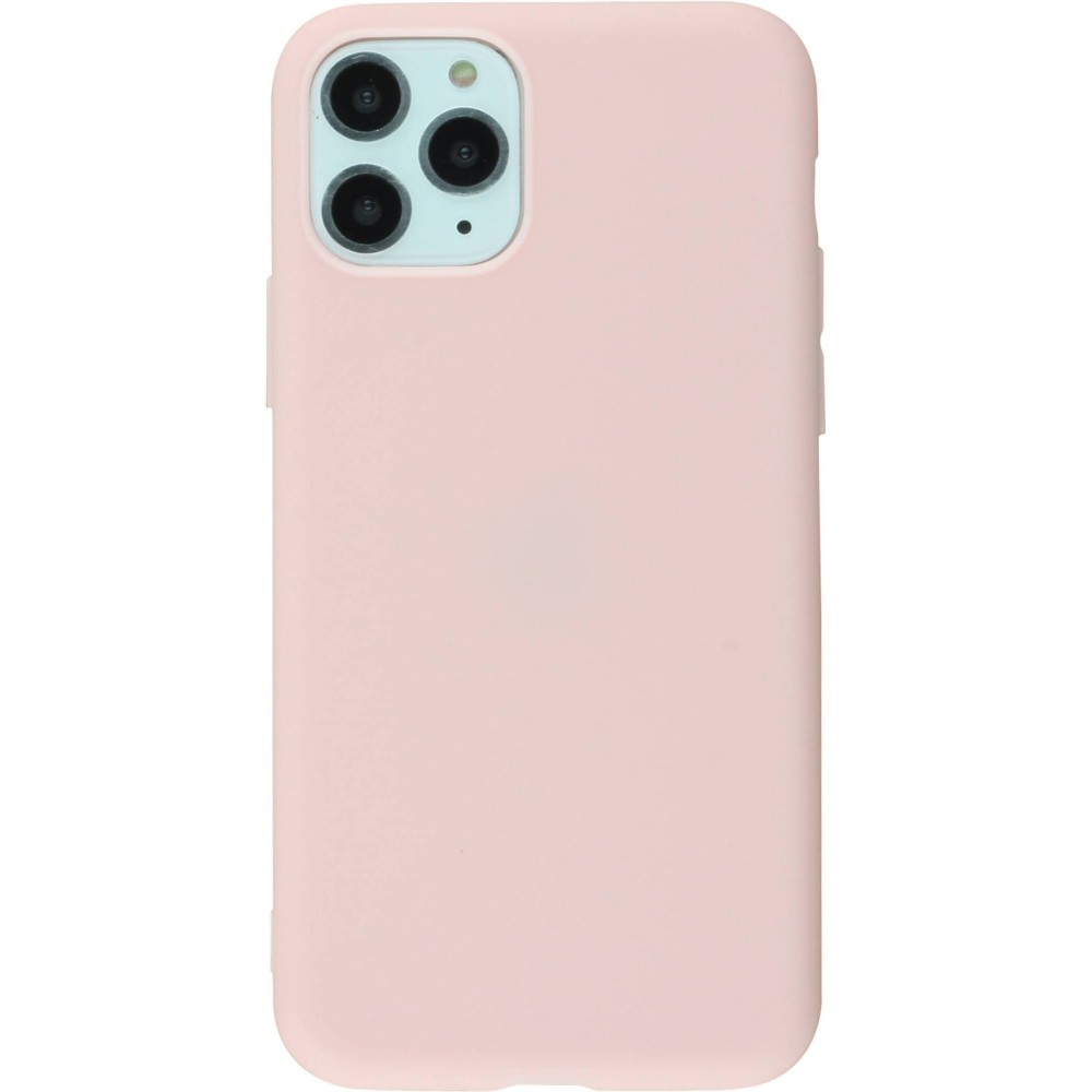 Hülle iPhone 11 Pro - Silicone Mat - Hellrosa