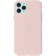 Coque iPhone 11 Pro Max - Silicone Mat - Rose clair