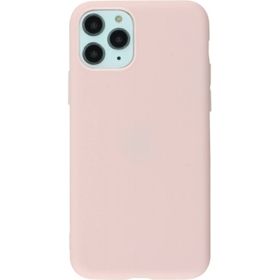 Coque iPhone 11 Pro - Silicone Mat - Rose clair