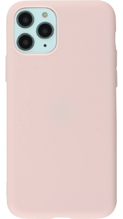 Coque iPhone 11 Pro Max - Silicone Mat - Rose clair