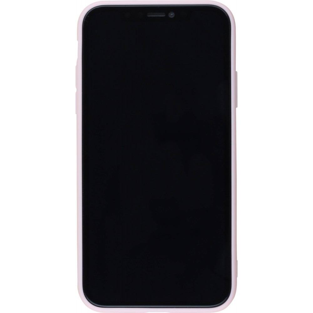 Hülle iPhone 11 Pro - Silicone Mat - Hellrosa
