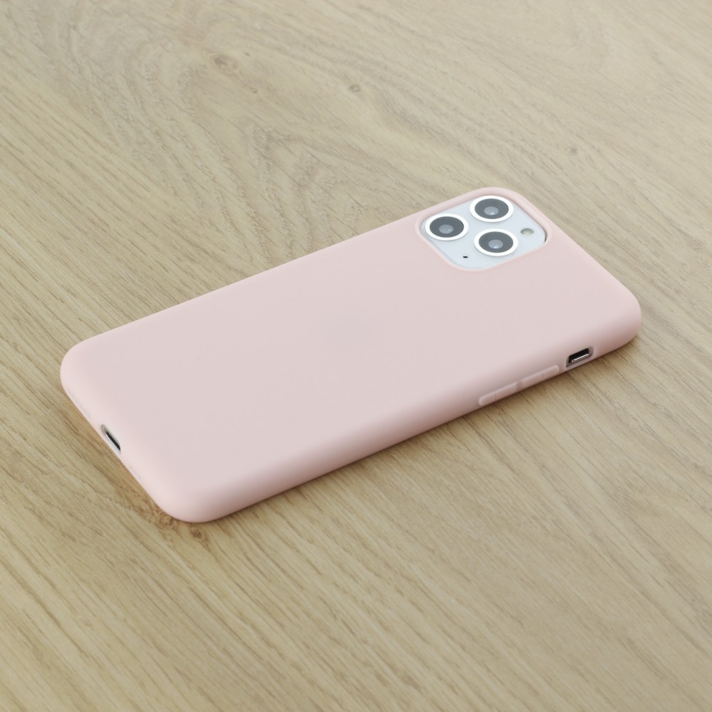 Hülle iPhone 11 Pro - Silicone Mat - Hellrosa