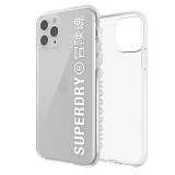 Coque iPhone 11 Pro - Superdry Clear Case transparente avec logo imprimé