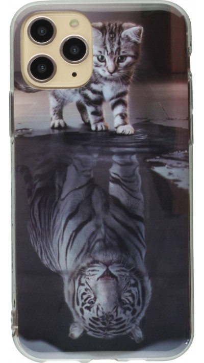 Coque iPhone 11 Pro Max - TPU Baby Cat Tiger