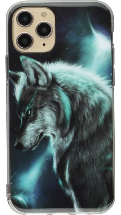 Coque iPhone 11 - TPU Wolf Universe