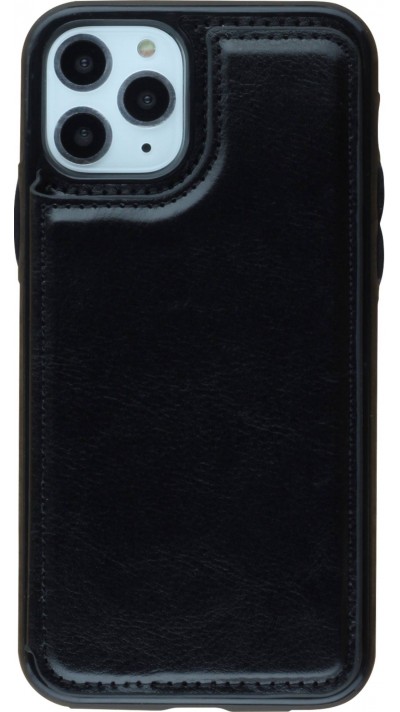 Hülle iPhone 11 Pro - Wallet Premium Cards - Schwarz