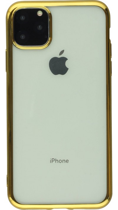 Coque iPhone 11 Pro Max - Electroplate - Or