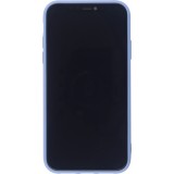 Coque iPhone 12 - Silicone Mat Coeur - Lavande