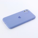 Coque iPhone 11 - Silicone Mat Coeur - Lavande