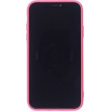 Hülle iPhone 11 Pro - Silikon Mat Herz - Rosa