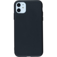 Coque iPhone X / Xs - Silicone Mat - Noir