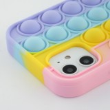 Hülle iPhone 6/6s - Silikon Luftblasen Anti-Stress Regenbogen