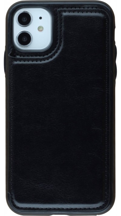 Coque iPhone 11 - Wallet Premium Cards - Noir