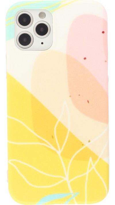 Hülle iPhone 11 Pro Max - Abstrakte Kunst - Gelb