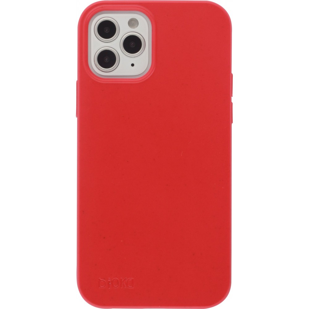 Hülle iPhone 12 Pro Max - Bioka Biologisch Abbaubar Eco-Friendly Kompostierbar - Rot