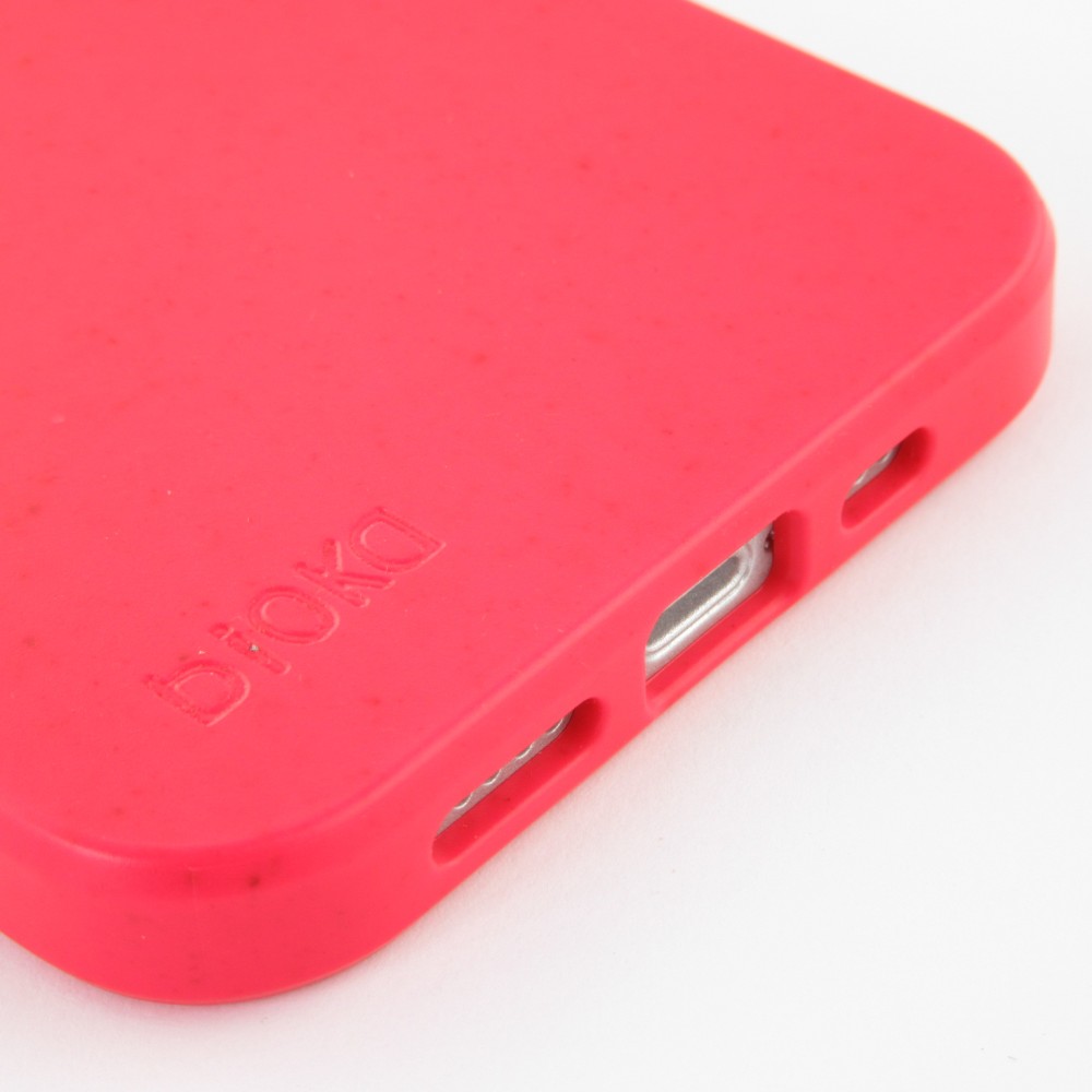 Hülle iPhone 12 Pro Max - Bioka Biologisch Abbaubar Eco-Friendly Kompostierbar - Rot