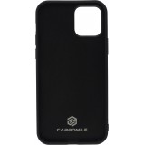 Hülle iPhone 12 Pro Max - Carbomile alcantara