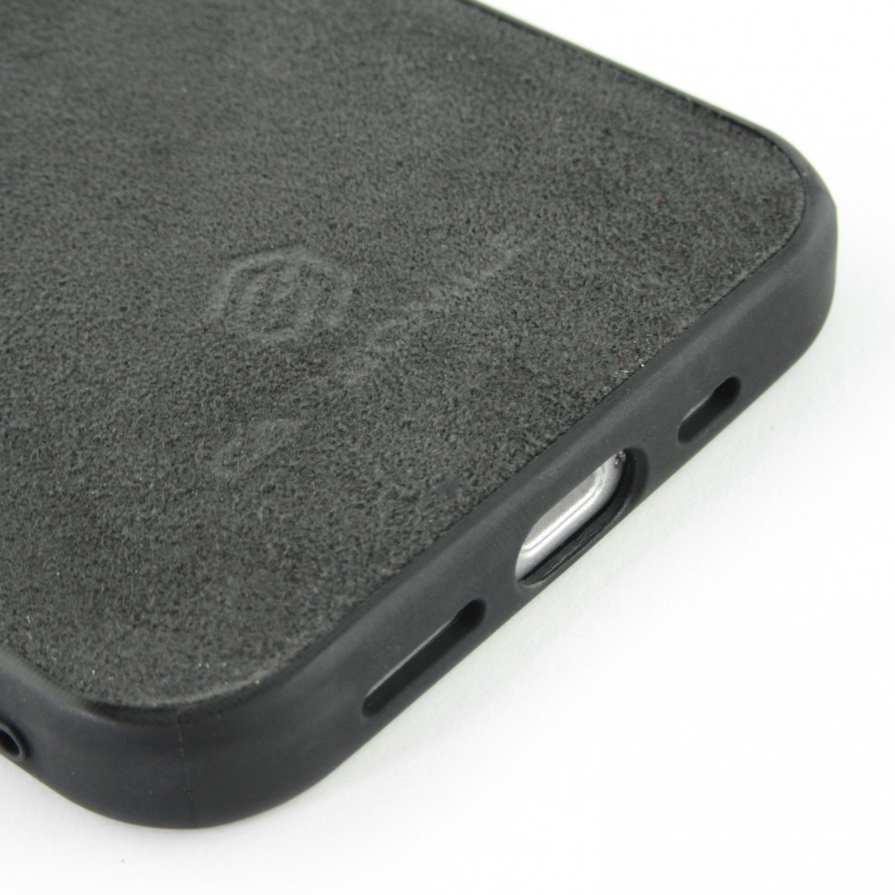 Hülle iPhone 12 Pro Max - Carbomile alcantara