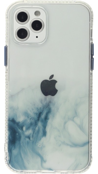 Hülle iPhone 12 Pro Max - Clear Bumper Gradient Farbe - Hellblau