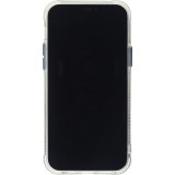 Hülle iPhone 12 / 12 Pro - Clear Bumper Gradient Farbe dunkelblau