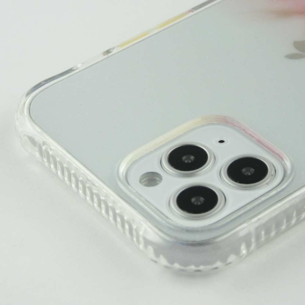 Coque iPhone 13 Pro - Clear Bumper gradient paint - Rose