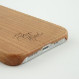 Coque iPhone 12 / 12 Pro - Eleven Wood 100% bois Cherry