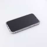 Coque iPhone 12 Pro Max - Fashion Strass Collage - Or
