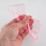 Coque iPhone 12 Pro Max - Gel Bumper Porte-carte - Rose