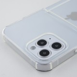 Hülle iPhone 11 Pro Max - Gummi Bumper Kartenhalter - Transparent