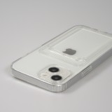 Coque iPhone 12 - Gel Porte-carte - Transparent