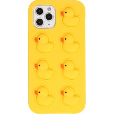 iPhone 12 Pro Max Case Hülle - Silicone jeu éclate bulles anti-stress canards