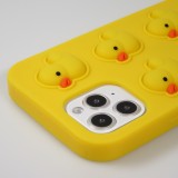 iPhone 12 Pro Max Case Hülle - Silicone jeu éclate bulles anti-stress canards