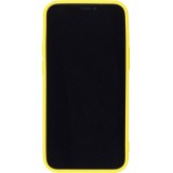 Hülle iPhone 12 / 12 Pro - Silikon Mat - Gelb